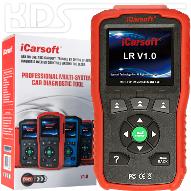 iCarsoft LR V1.0 für Landrover / Jaguar - in ROT